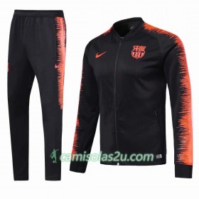 FC Barcelona Casaco de Treino Conjunto Preto Laranja 2018/19